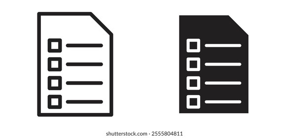 Feedback form liner icon vector set.