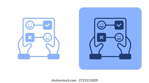 Forma de Comentarios MixtaIlustración de color de dos tonos y fondo contrastante