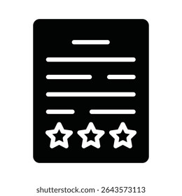 Feedback form Vector Icon which can easily modify or edit
