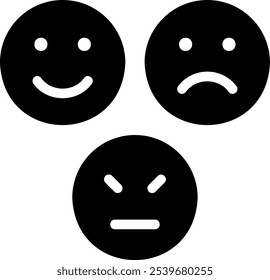Comentarios glifo icono ilustración Vector