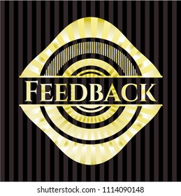  Feedback gold shiny emblem