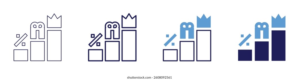 Feedback policy​ icon in 4 different styles. Thin Line, Line, Bold Line, Duotone. Duotone style. Editable stroke.