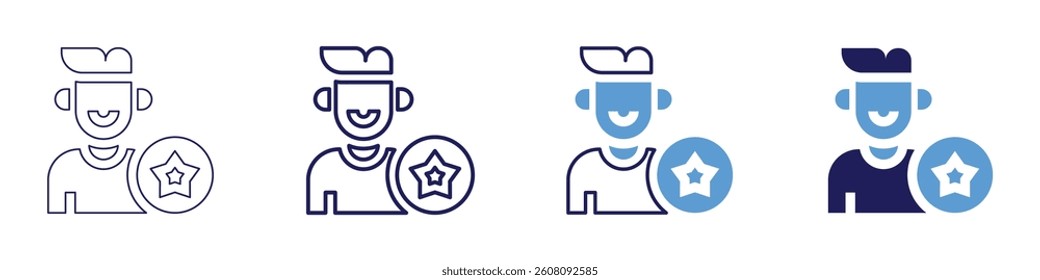 Feedback network​ icon in 4 different styles. Thin Line, Line, Bold Line, Duotone. Duotone style. Editable stroke.