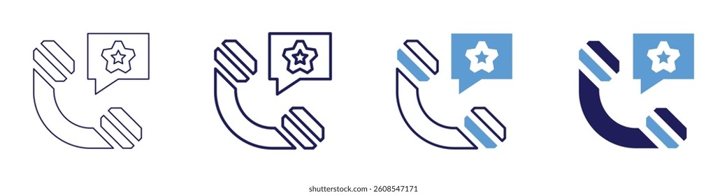 Feedback indicators​ icon in 4 different styles. Thin Line, Line, Bold Line, Duotone. Duotone style. Editable stroke.