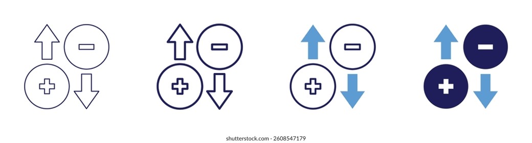 Feedback integration​ icon in 4 different styles. Thin Line, Line, Bold Line, Duotone. Duotone style. Editable stroke.