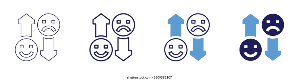 Feedback guidelines​ icon in 4 different styles. Thin Line, Line, Bold Line, Duotone. Duotone style. Editable stroke.
