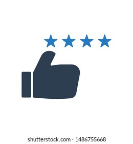 Feedback Icon, Appreciations Simple vector