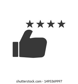 Feedback Icon, Appreciations Simple vector