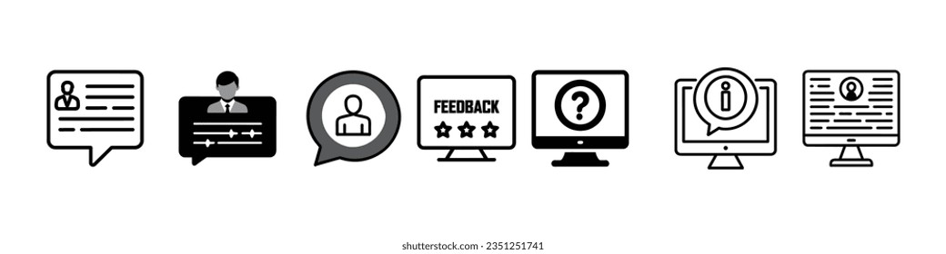 feedback icon, feedback icon, client review, recognition line symbol on white background, Positive customer feedback linear icon. Excellent review. Writing feedback icon vector, Сustomer satisfaction
