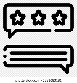 Feedback Icon. Digital marketing concept. Outline icon