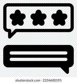 Icono de comentarios. Concepto de marketing digital. Icono de esquema