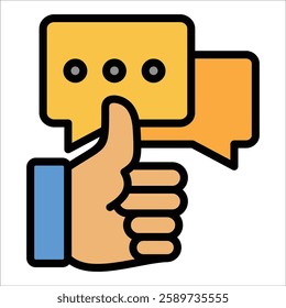 Feedback Icon Element For Design