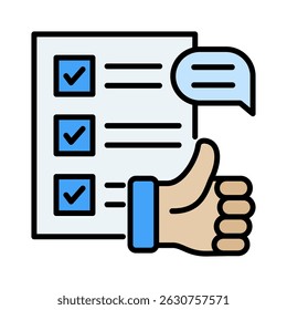 Elemento de Ícone de Feedback para Design