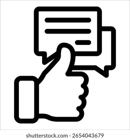 Feedback Icon Element For Design