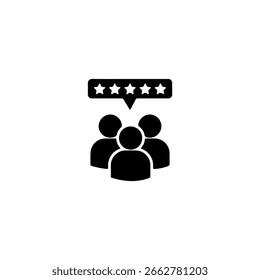 
Feedback icon flat vector design.
