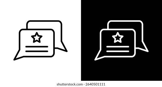 Feedback icon Graphic vector set for ui design