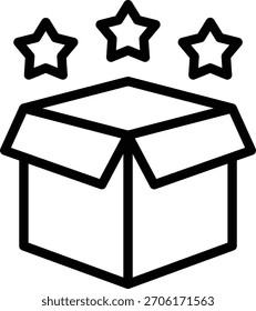 Diseño de ilustración de icono de Comentarios con contorno, esto no está hecho de ninguna generación de IA