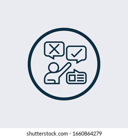 Feedback icon isolated on white background from influencer collection. feedback icon trendy and modern feedback symbol for logo, web, app