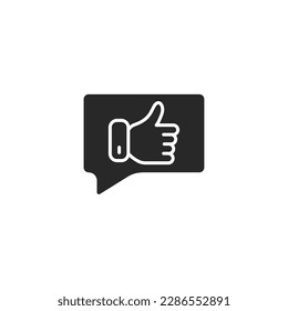 Feedback icon, isolated Feedback sign icon, vector illustration