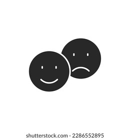 Icono de retroalimentación, icono de signo de retroalimentación aislado, ilustración vectorial