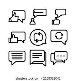 icono de retroalimentación o logotipo símbolo de señas aislado ilustración vectorial - Colección de iconos vectoriales de estilo negro de alta calidad
