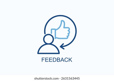 Feedback Icon Or Logo Isolated Vector Illustration