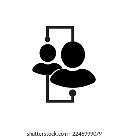 feedback icon on white background
