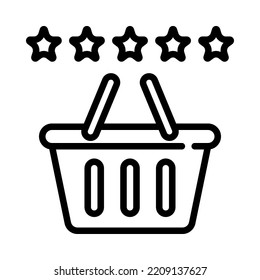Icône évaluation. Conception hiérarchique. Évaluation par le client. Les médias sociaux votent. Signe positif et approuvé. Pour la présentation, le design graphique, l'application mobile. Illustration vectorielle.