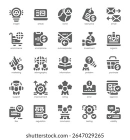 Feedback Icon pack for your website, mobile, presentation, and logo design. Feedback Icon solid design. Vector graphics illustration and editable stroke.