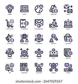 Feedback Icon pack for your website, mobile, presentation, and logo design. Feedback Icon dual tone design. Vector graphics illustration and editable stroke.