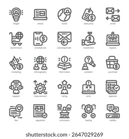 Feedback Icon pack for your website, mobile, presentation, and logo design. Feedback Icon outline design. Vector graphics illustration and editable stroke.