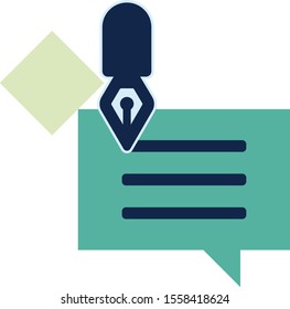Feedback icon post vector design