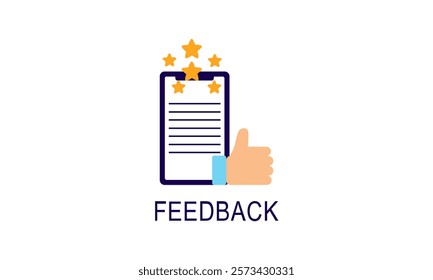 Feedback Icon. Feedback or Rating. Rank, level of satisfaction rating. 