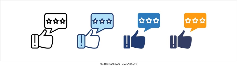 Feedback Icon Set Multiple Style Collection