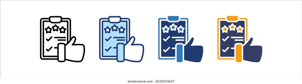 Feedback Icon Set Multiple Style Collection