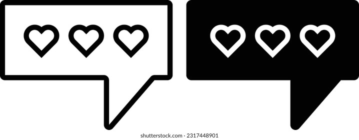 Feedbacksymbol, einfache, trendige, flache Linie und solide einzelne Vektorgrafik auf weißem Hintergrund. Für Apps, Logo, Websites, Symbol, UI, UX, Grafik und Web-Design. EPS10.