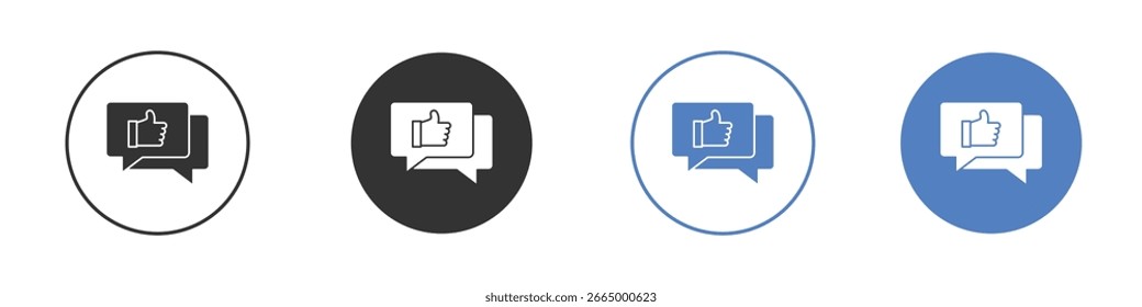 Feedback icon symbol. Quality design element.