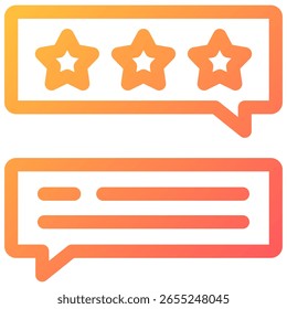 Símbolo do ícone Feedback. Ilustração vetorial