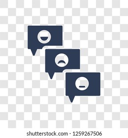 Feedback icon. Trendy Feedback logo concept on transparent background from Communication collection