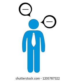a feedback icon trendy icon on white background for web graphic