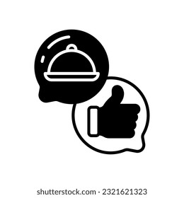 Icono de retroalimentación en vector. Ilustración