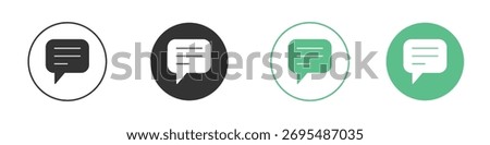 Feedback icon vector pictogram for ui ux interface elements