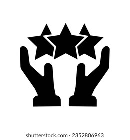 Feedback icon vector. Ranking illustration sign. Testimonial symbol. experience logo.