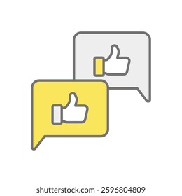 Feedback icon vector stock illustration