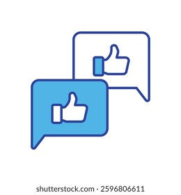 Feedback icon vector stock illustration