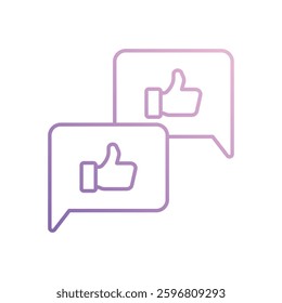 Feedback icon vector stock illustration