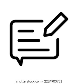 Feedback Icon Vector Symbol Design Illustration