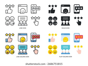 Iconos de Comentarios. Iconos de la serie multi colección