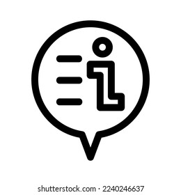feedback info icon or logo isolated sign symbol vector illustration - high quality black style vector icons
