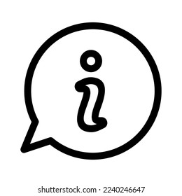icono de información de retroalimentación o logotipo símbolo de signo aislado ilustración vectorial - iconos vectoriales de estilo negro de alta calidad
